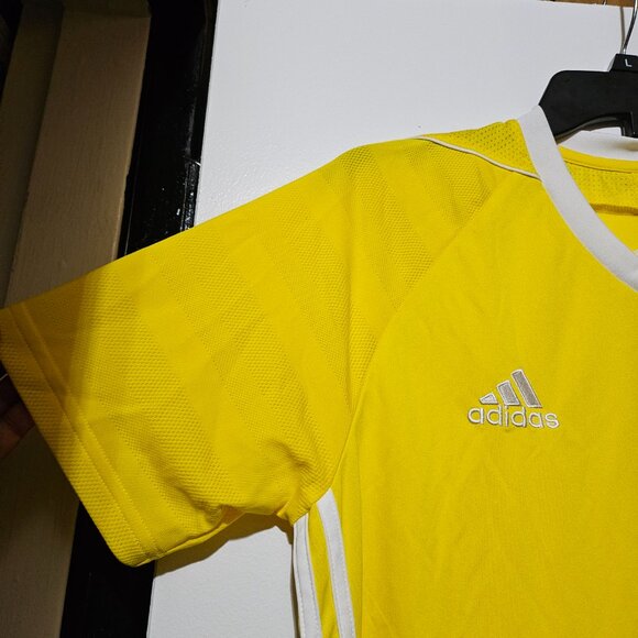 Adidas Men's Soccer Jersey in Bright Yellow color - Picture 8 of 11